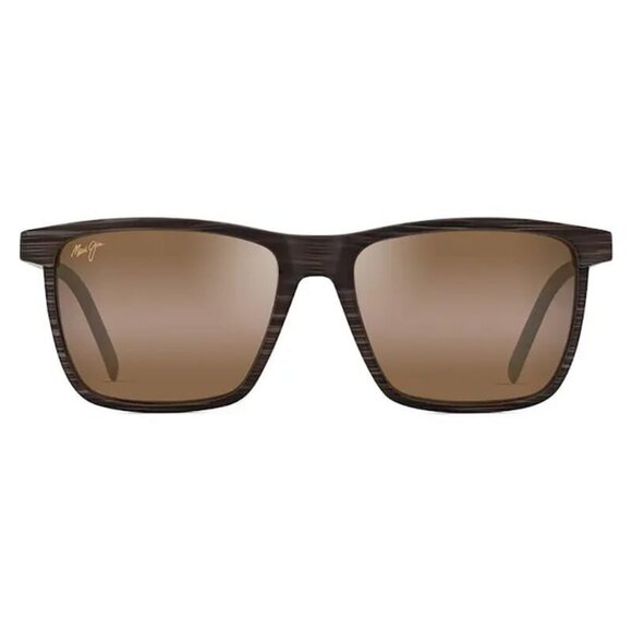 New MAUI JIM One Way Brown Polarised Square H875 10 Sunglasses Women - Picture 2 of 6